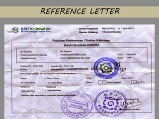 REFERENCE LETTER
 