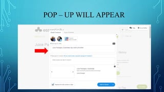 POP – UP WILL APPEAR
 