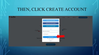 THEN, CLICK CREATE ACCOUNT
 