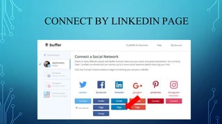 CONNECT BY LINKEDIN PAGE
 