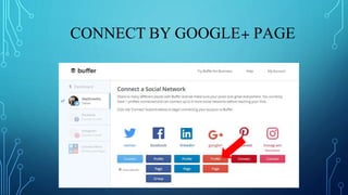 CONNECT BY GOOGLE+ PAGE
 