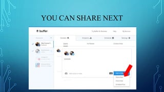 YOU CAN SHARE NEXT
 