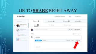 OR TO SHARE RIGHT AWAY
 