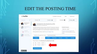 EDIT THE POSTING TIME
 
