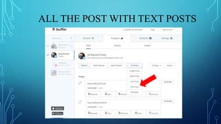 ALL THE POST WITH TEXT POSTS
 