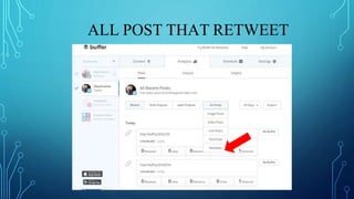 ALL POST THAT RETWEET
 