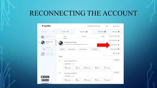 RECONNECTING THE ACCOUNT
 