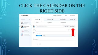 CLICK THE CALENDAR ON THE
RIGHT SIDE
 