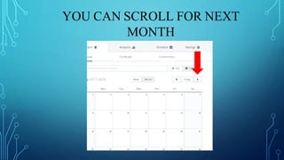 YOU CAN SCROLL FOR NEXT
MONTH
 
