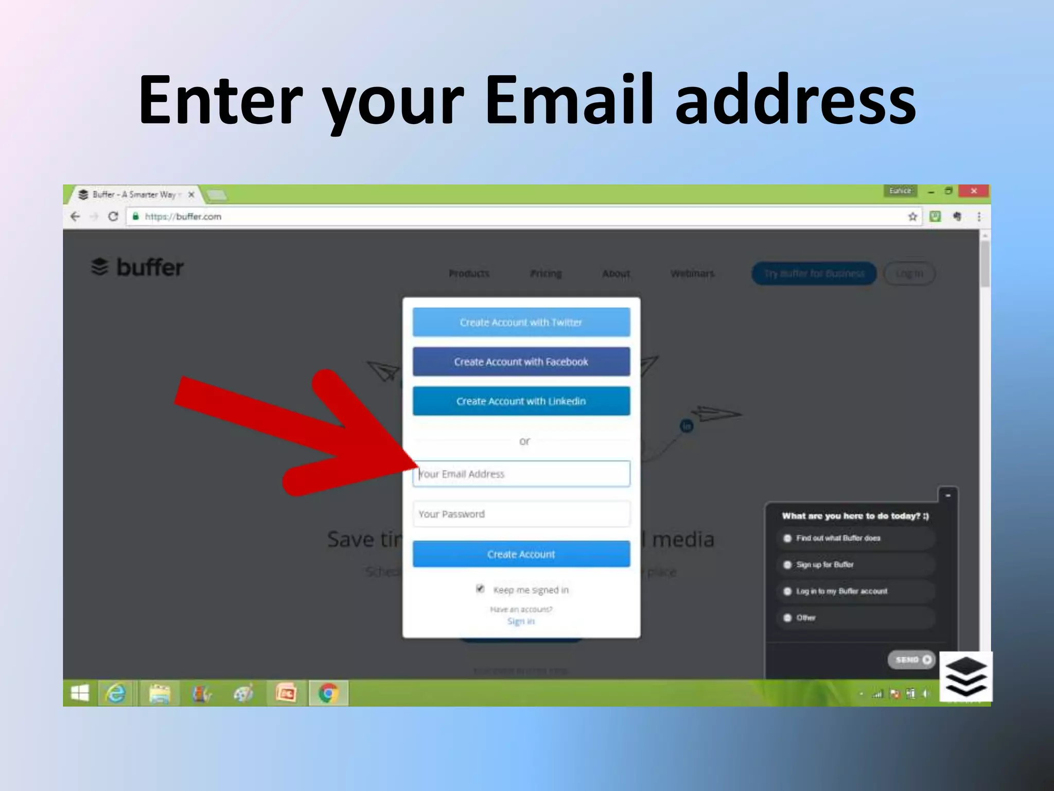 Enter your Email address
 
