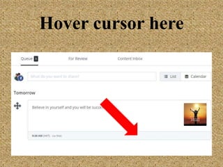 Hover cursor here
 