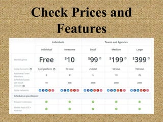 Check Prices and
Features
 