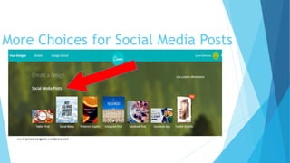 More Choices for Social Media Posts
 