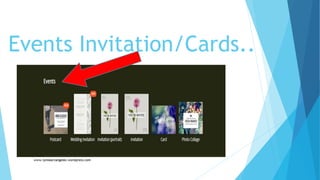 Events Invitation/Cards..
 