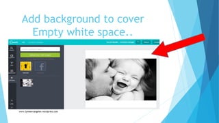 Add background to cover
Empty white space..
 