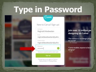 Type in Password
 