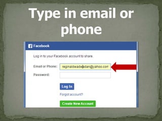 Type in email or 
phone
 