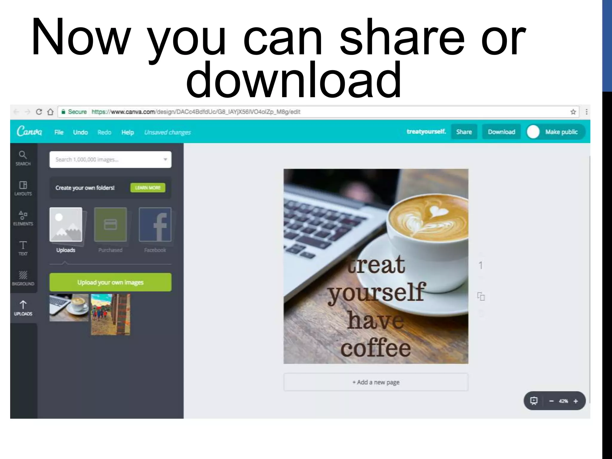 Now you can share or
download
 