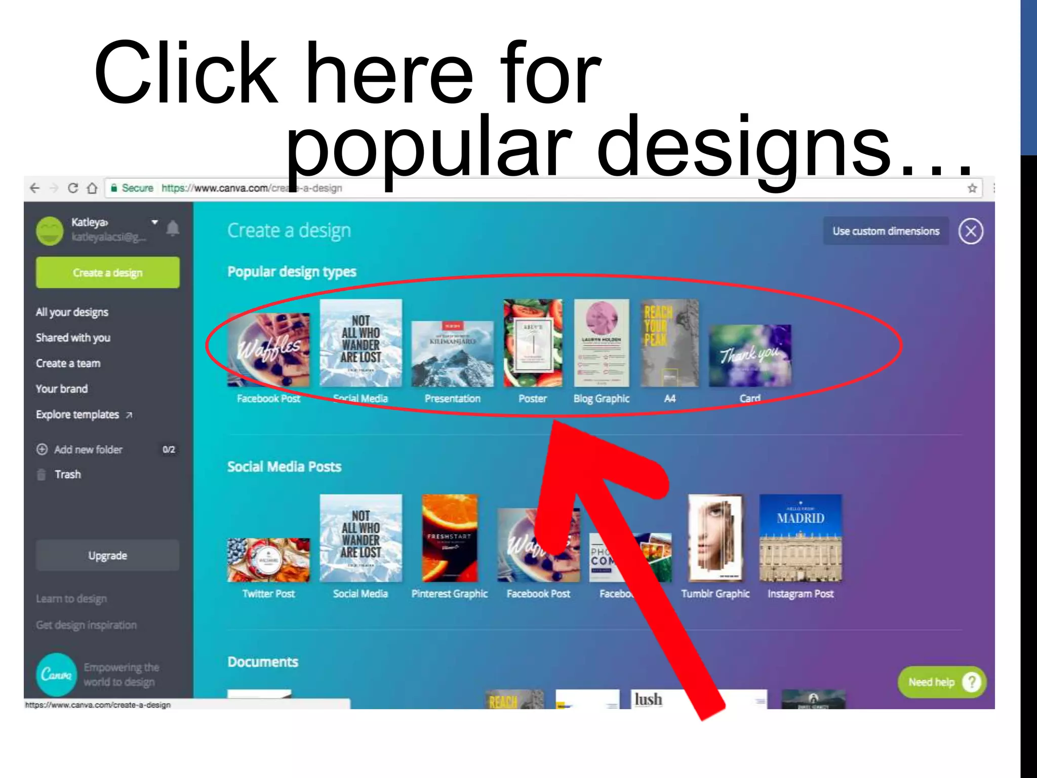 Click here for
popular designs…
 