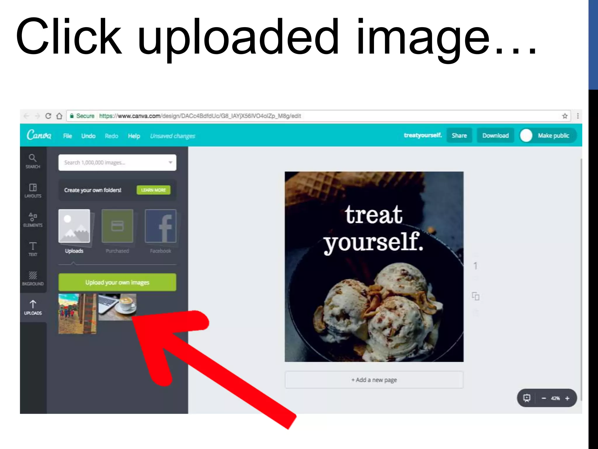 Click uploaded image…
 