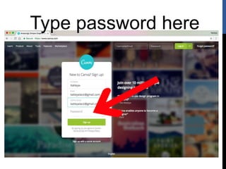 Type password here
 
