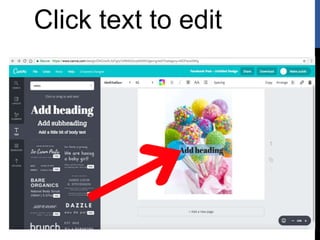 Click text to edit
 