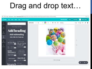 Drag and drop text…
 