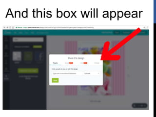And this box will appear
 
