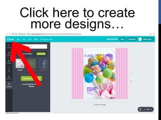 Click here to create
more designs…
 