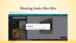 Sharing looks like this
www.rafaeldavis.net 106
 