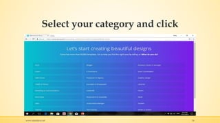 Select your category and click
www.rafaeldavis.net 24
 