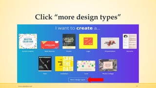 Click “more design types”
www.rafaeldavis.net 37
 