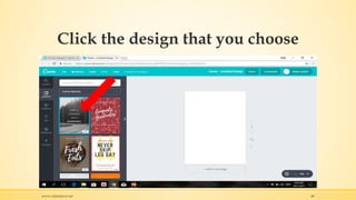 Click the design that you choose
www.rafaeldavis.net 48
 
