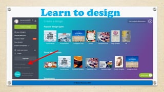 Learn to design
© Rose Harvey 2017
 