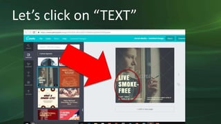 Let’s click on “TEXT”
 