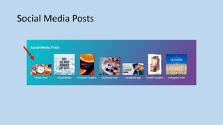 Social Media Posts
 