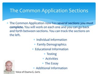 How to use common app | PPT