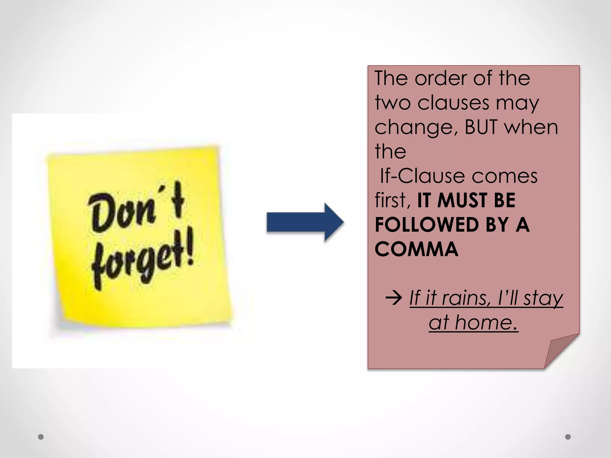 How to use conditionals | PPT