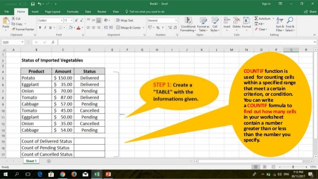 How To Apply Countif Function In Excel 16 How To Apply Countif Function In Excel 16