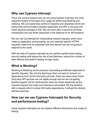 How to use Cypress Intercept to Stub API Responses.pdf
