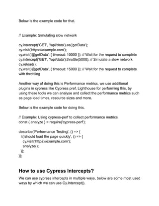 How to use Cypress Intercept to Stub API Responses.pdf