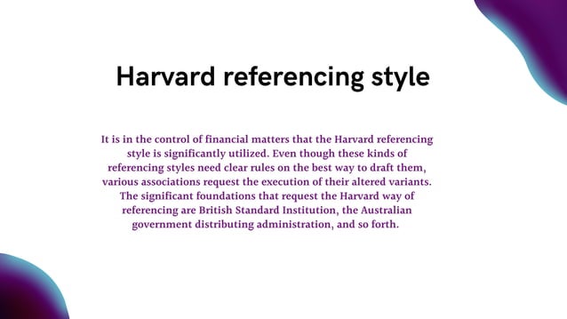 How to use different types of referencing styles
