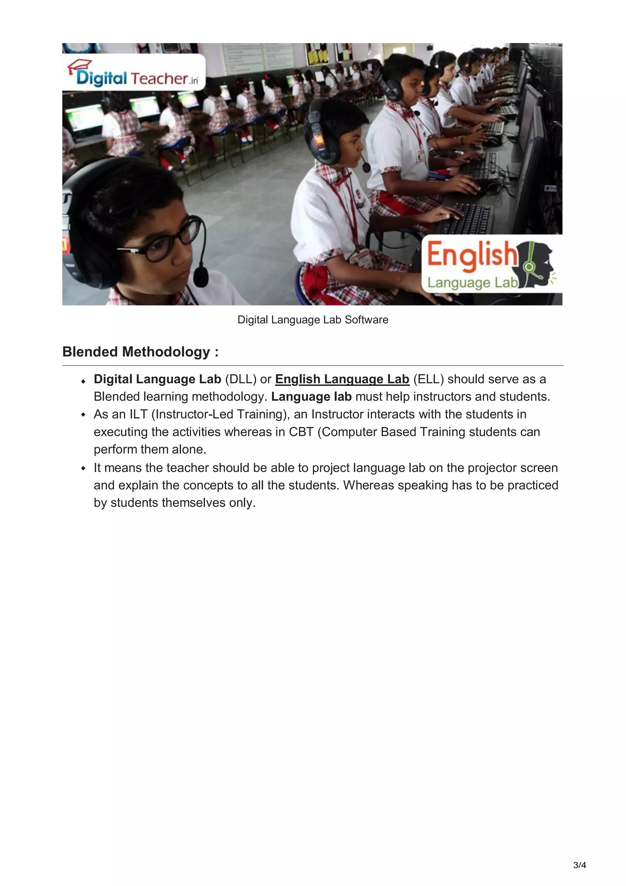 How to use Digital Language Lab.pdf | Education