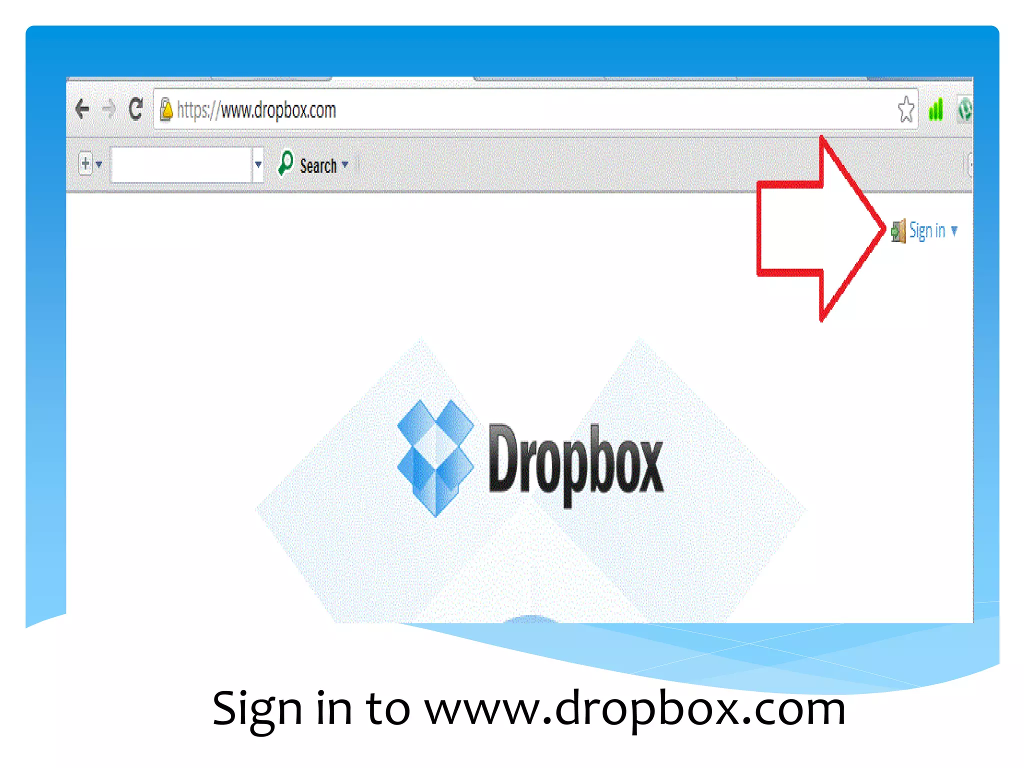 Sign in to www.dropbox.com
 