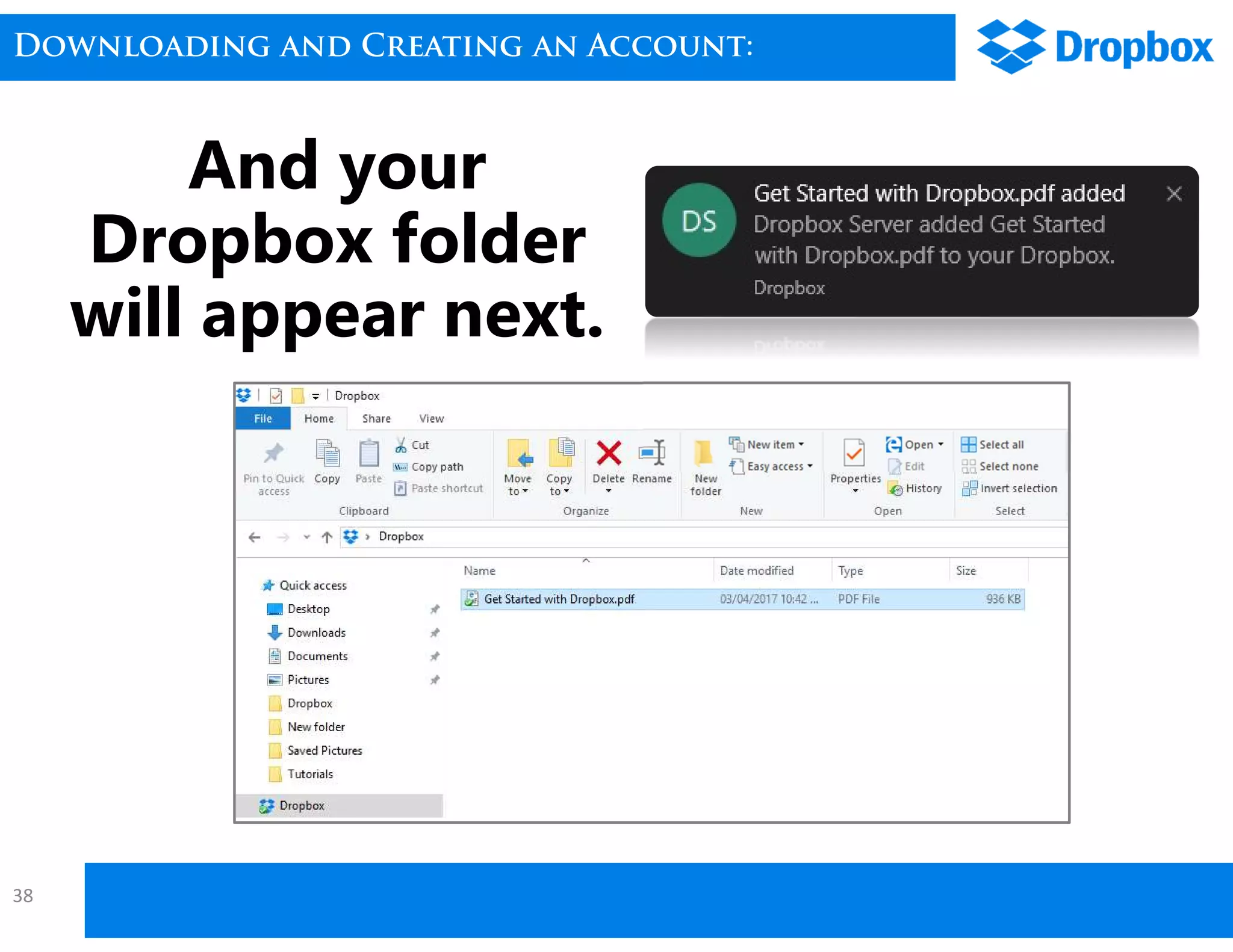 [Made Easy] How to use Dropbox - Tutorial | PDF