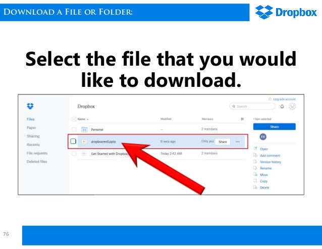how to use dropbox tutorial