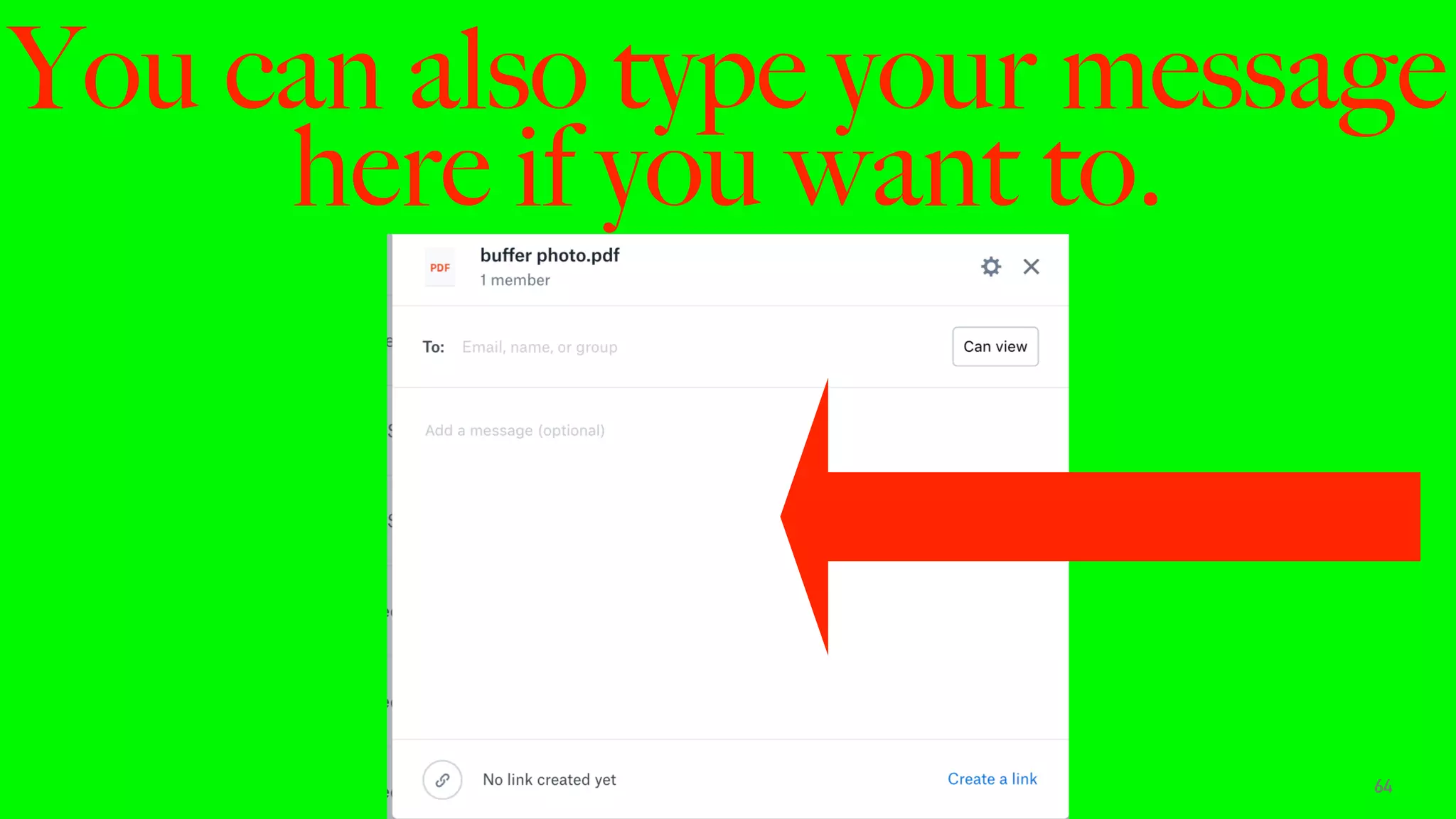 You can also type your message
here if you want to.
64
 