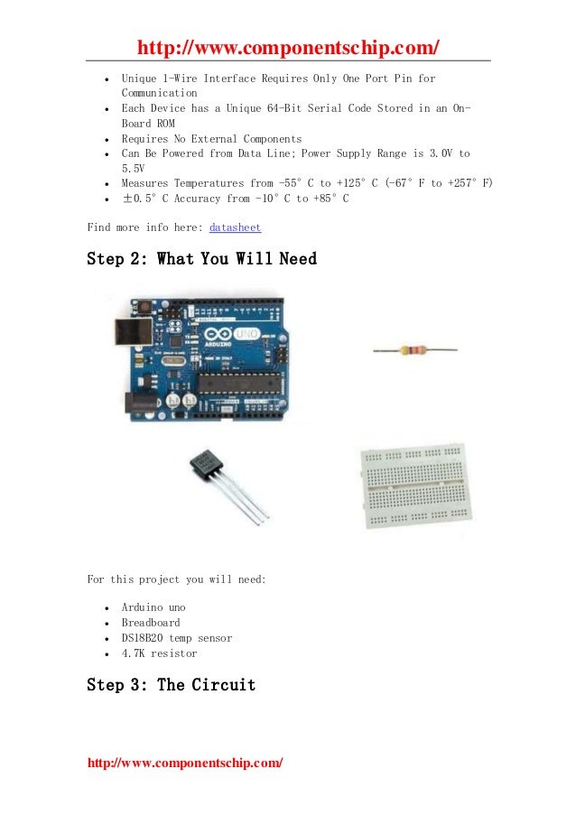 How to Use DS18B20 Temperature Sensor - Arduino Tutorial