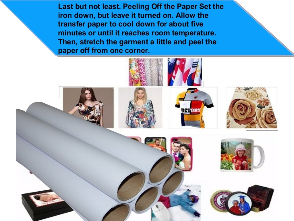 How To Use Dye Sublimation Transfer Paper For Sublimation Printing