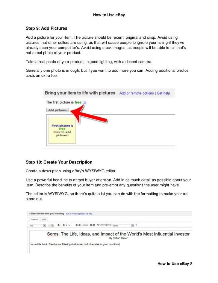 How to Use eBay To Work From Home Online